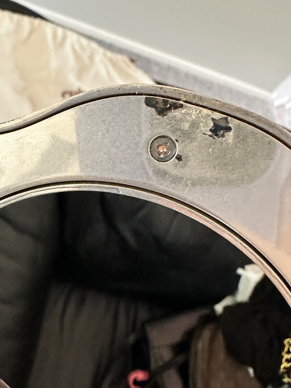 Cult Gaia Nadia Sculptural Ring Handle Bag | Off White | Silver | Dust Bag - Picture 7 of 12